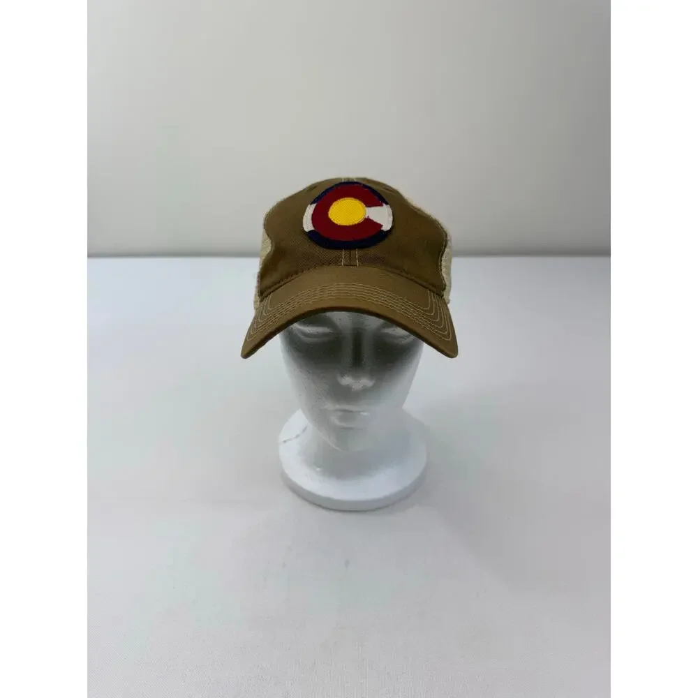 Vintage 1980s Legacy Colorado‎ State Flag Snapback Hat Made in Taiwan Adjustable